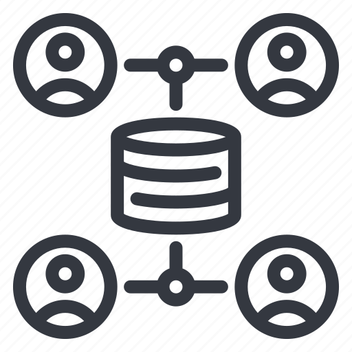 Data, database, server, big data, share, user icon - Download on Iconfinder