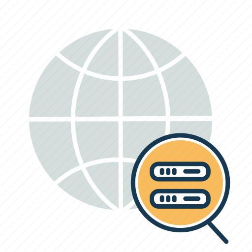 Bigdata, global data, query data, search database, seo, serach data icon - Download on Iconfinder