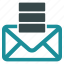 database, mail, email, envelope, message, communication, letter