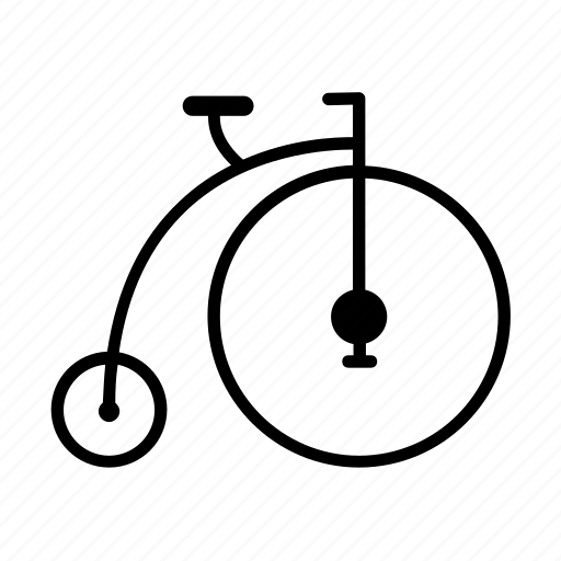 Bicycle, bike, circus, clown, leftmartinez, old, vintage icon - Download on Iconfinder