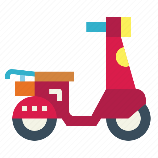 Motorcycle, scooter, transport, vespa icon - Download on Iconfinder