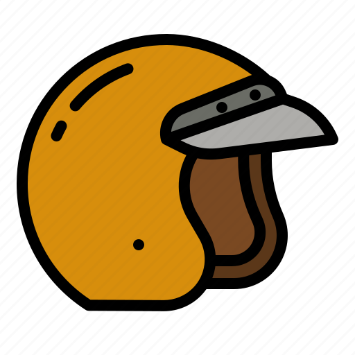 Helmet, motorcycle, motorbike, half, safety icon - Download on Iconfinder