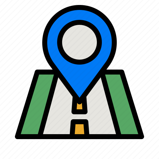 Map, gps, location, road, motorbike icon - Download on Iconfinder