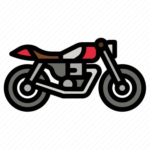 Motorcycle, motorbike, retro, cafe, bike icon - Download on Iconfinder