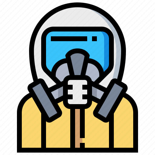 Biochemistry, biology, chemistry, protection, radioactive, science, suit icon - Download on Iconfinder