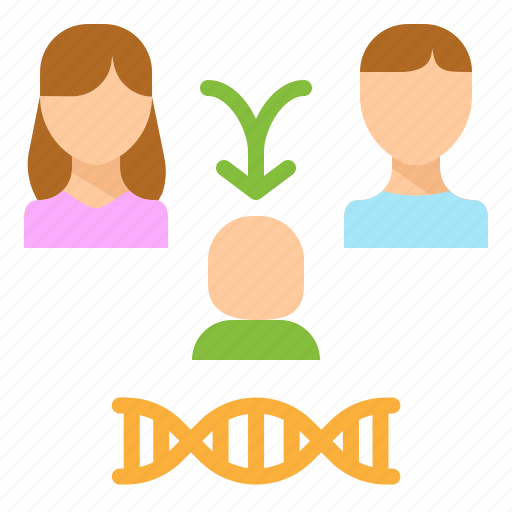 Family, genetics, biology, pedigrees, human, heredity icon - Download on Iconfinder