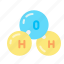 water, h2o, molecule, chemistry, science 