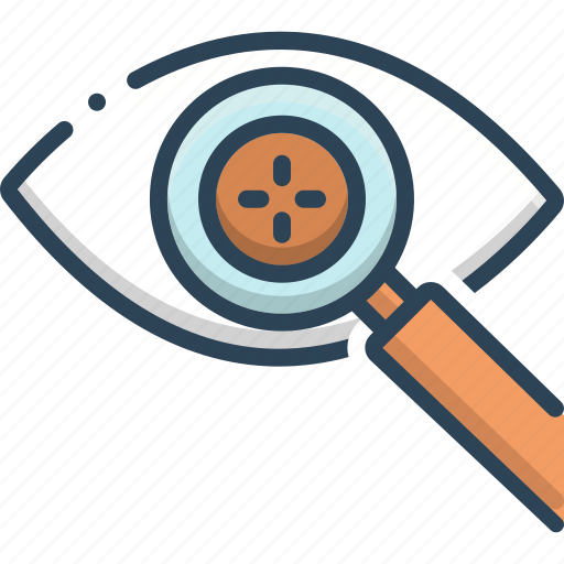 Detect, eye, eye detect, intelligent, magnifying, retina icon - Download on Iconfinder