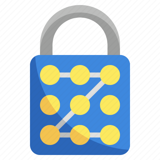 Pattern, lock, unlock, protect, locked icon - Download on Iconfinder