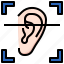 ear, recognition, scan, figer, barcode 