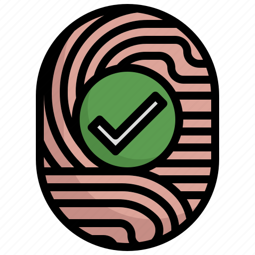 Fingerprint, matched, suspicious, criminal, scan, figer icon - Download on Iconfinder