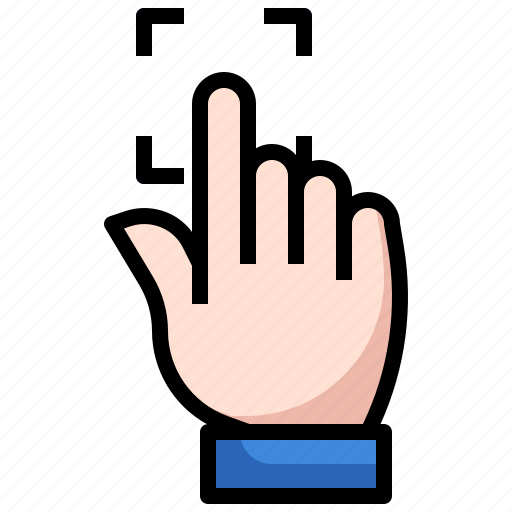 Finger, scan, fingerprint, scanning, fingers icon - Download on Iconfinder