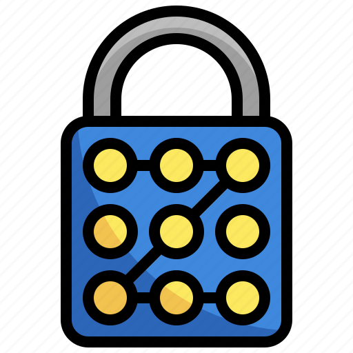 Pattern, lock, unlock, protect, locked icon - Download on Iconfinder