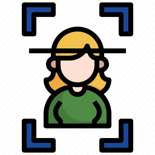 Scan, woman, face, people, technology icon - Download on Iconfinder