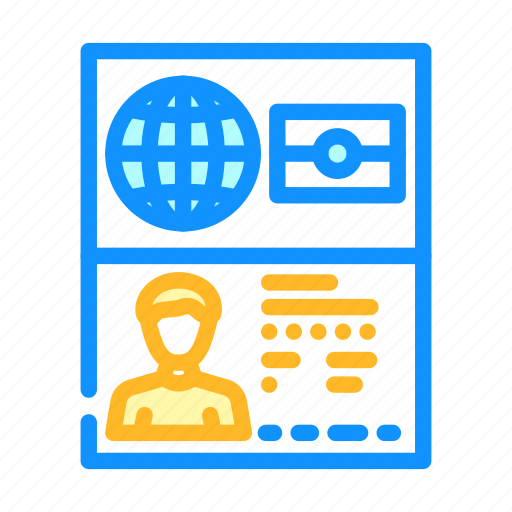 Passport, biometric, authentication, scan, identification, fingerprint icon - Download on Iconfinder