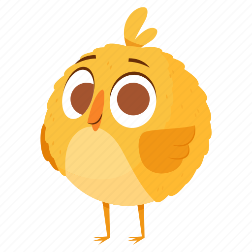 Bird, happy, emotion, fly, smile, chicken, animal icon - Download on Iconfinder
