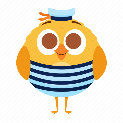 Sea, sailor, bird, smile, face, animal, fly icon - Download on Iconfinder