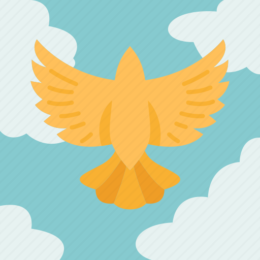 Bird, flying, sky, nature, peace icon - Download on Iconfinder