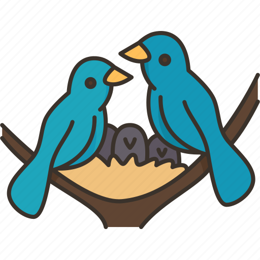 Birds, family, chicks, nest, nature icon - Download on Iconfinder