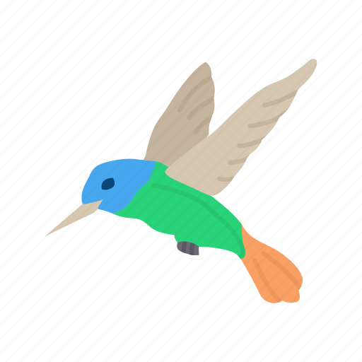 Animal, beating wing, bird, feather, flying bird, humming bird, territorial icon - Download on Iconfinder