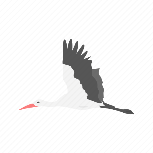 Animal, bird, crane, feather, flying bird, whooping crane icon - Download on Iconfinder