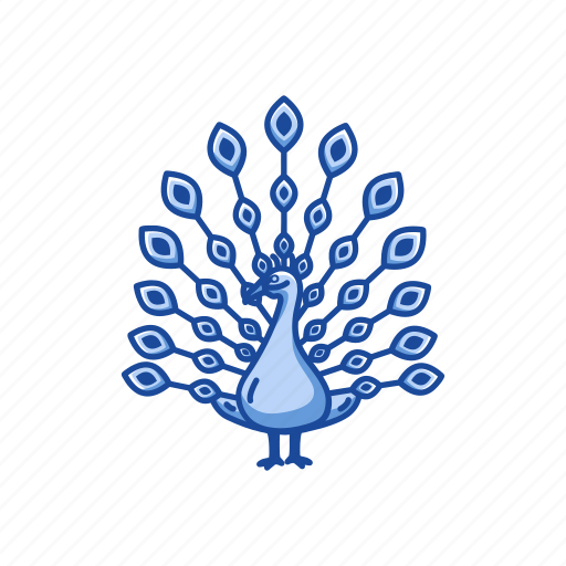 Animal, bird, covert feather, indian peacock, pavo, peacock, peafowl icon - Download on Iconfinder
