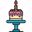 birthday, cake, celebration, festival, party 