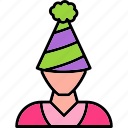 boy, caucasian, party, hat, birthday