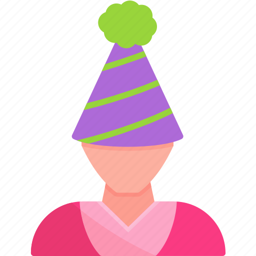 Boy, caucasian, party, hat, birthday icon - Download on Iconfinder