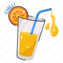 drink, juice, summer, freshness, liquid, orange