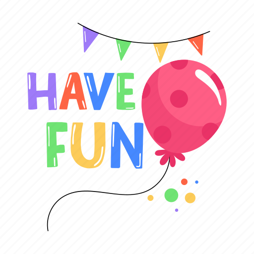 Birthday decoration, party decoration, birthday balloon, have fun, birthday celebration icon - Download on Iconfinder