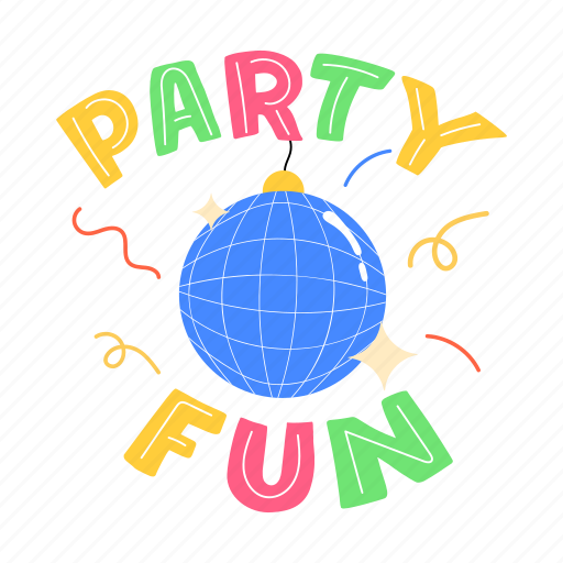 Party fun, party light, disco light, disco fun, disco ball icon - Download on Iconfinder