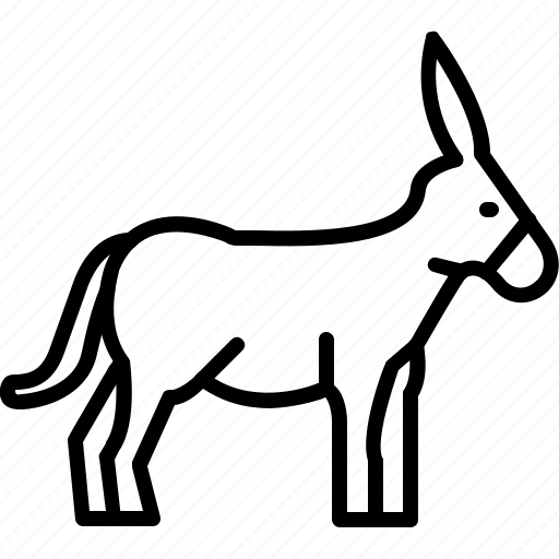 Animals, domestic, animal, donkey, horse, mammal, mule icon - Download on Iconfinder