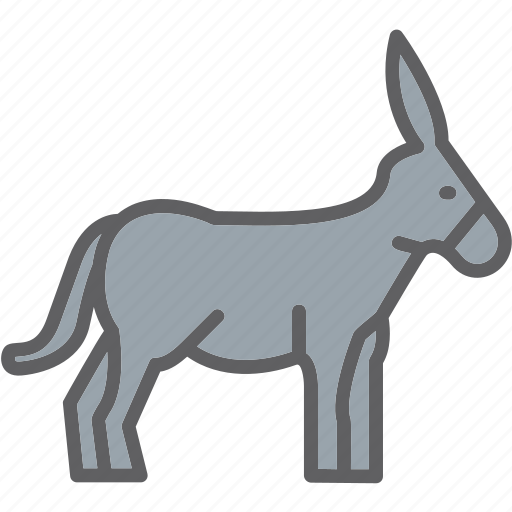 Animals, domestic, animal, donkey, horse, mammal, mule icon - Download on Iconfinder