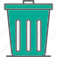 bin, delete, garbage, recycle, trash 