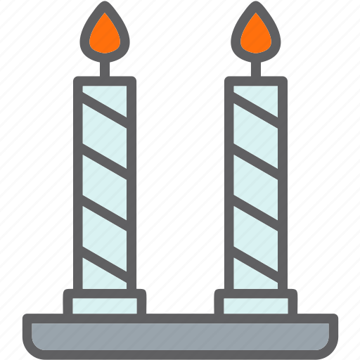 Candles, light, halloween, flame, illumination icon - Download on Iconfinder