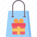 bag, christmas, gift, market, present, shopping, store