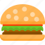 burger, fast, food, sandwich, eat, meal 