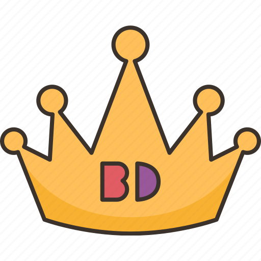 Birth, day, crown, head, piece icon - Download on Iconfinder