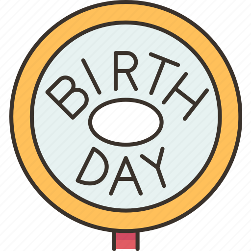 Happy, birth, day, sign, celebration icon - Download on Iconfinder