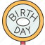 happy, birth, day, sign, celebration 