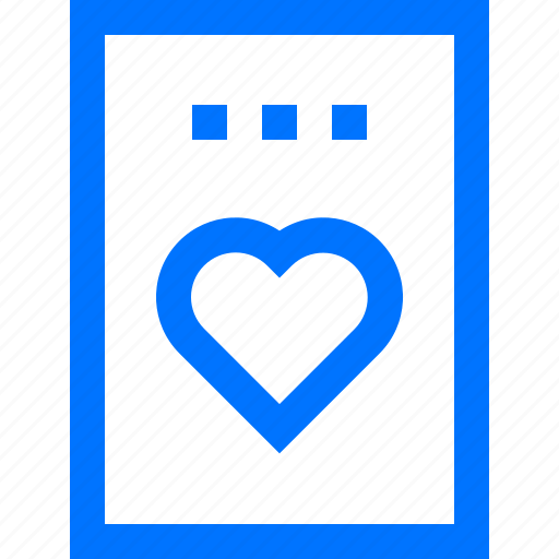 Birthday, card, greeting, heart, love, party, romance icon - Download on Iconfinder
