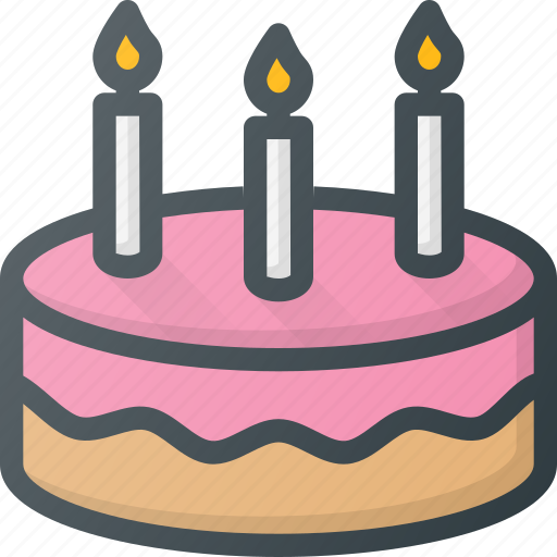 Birthday, cake, celebration, dessert, party icon - Download on Iconfinder