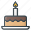 birthday, cake, celebration, dessert, party 