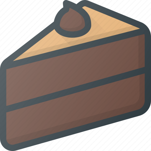 Birthday, cake, dessert, food, slice icon - Download on Iconfinder