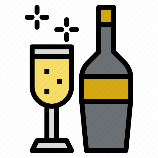 Beverage, champagne, drink, party icon - Download on Iconfinder