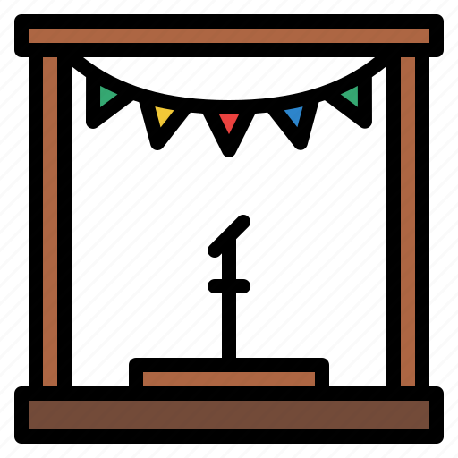 Celebration, party, show, stage, talk icon - Download on Iconfinder