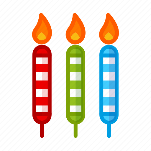 Birthday, candle, celebrate, celebration, decoration, happy, party icon - Download on Iconfinder