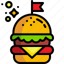 burger, hamburger, fast, food, junk, restaurant, sandwich, cheeseburger, fattening