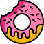 donut, food, doughnut, bakery, restaurant, baker, dessert, chocolate, sweet 